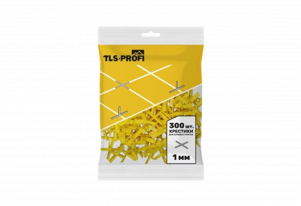 Купить ТЛС-ПРОФИ Крестики для плитки 1 мм 300 шт оптом в Москве от производителя