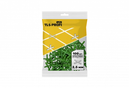 Купить ТЛС-ПРОФИ Крестики для плитки 2,5 мм 100 шт оптом в Москве от производителя