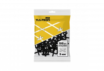 Купить ТЛС-ПРОФИ Крестики для плитки 3 мм 100 шт оптом в Москве от производителя