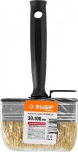 Купить 01802-10 Кисть-макловица ЗУБР «ОПТИМА», светлая щетина, пластмассовый корпус, 30х100мм оптом в Москве от производителя