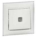 Купить 774410 Выключатель с подсветкой  Valena белый оптом в Москве от производителя