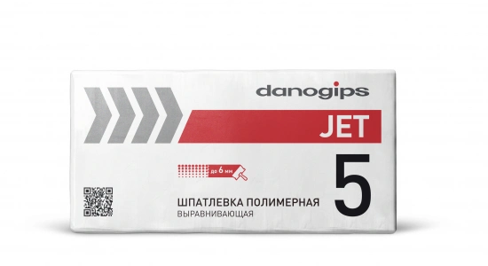 Купить Шпатлевка полимерная выравнивающаяDANOGIPS JET 5  (25 кг) оптом в Москве от производителя