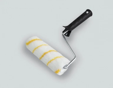 Купить DECOR Валик «ПОЛИАМИД» 240мм, d 42мм, ручка 6мм, ворс 12мм, с желтой полосой «В.Е.” (45шт/уп) 580-3240 оптом в Москве от производителя