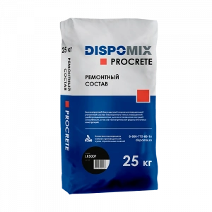 Купить Ремонтный состав литьевой быстротвердеющий DISPOMIX Procrete LR500F, 25 кг оптом в Москве от производителя