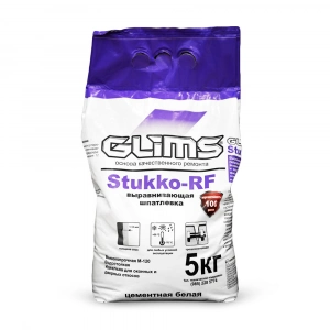 Купить Шпаклевка  Глимс Glims Stukko-RF Фасадная выравнивающая, 5 кг оптом в Москве от производителя