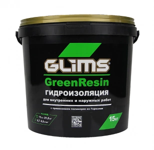 Купить Эластичный герметик GLIMS-GreenRezin многоцелевой, 15 кг оптом в Москве от производителя