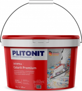 Купить PLITONIT COLORIT Premium затирка биоцидная (0,5-13 мм) кремовая 2 кг (96шт/подд.) оптом в Москве от производителя