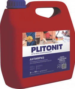 Купить PLITONIT Антифриз противоморозная добавка 3 кг  (144шт/подд.) оптом в Москве от производителя