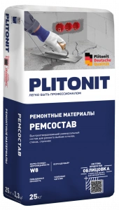 Купить PLITONIT РемСостав -25 универсальный 25 кг  (48шт/подд.) оптом в Москве от производителя