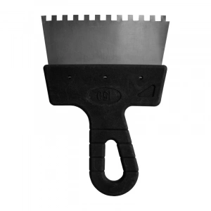 Купить Шпатель фасадный 250мм нержавеющий зубчатый 8мм БИБЕР 35216 оптом в Москве от производителя