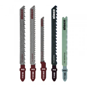 Купить Набор пилок эл.лобз. древ/металл/пласт БИБЕР 85289 5шт (25/200) оптом в Москве от производителя