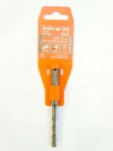 Купить 30106110  Бур SDS+ Bohrer Стандарт 6х50/110 (2 резца + 2 спирали) (500/5) оптом в Москве от производителя