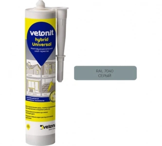 Купить ВЕТОНИТ Герметик гибридный Hybrid Universal серый RAL 7040 280мл оптом в Москве от производителя