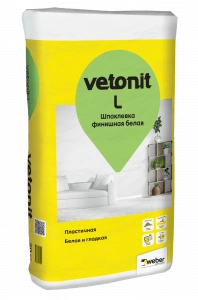 Купить Шпаклевка полимерная финишная белая ВЕТОНИТ Л, 20 кг оптом в Москве от производителя