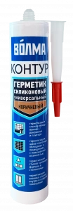 Купить ВОЛМА Контур Герметик силиконовый универсальный  290мл коричневый оптом в Москве от производителя