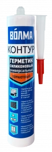 Купить ВОЛМА Контур Герметик силиконовый универсальный  290мл терракотовый оптом в Москве от производителя