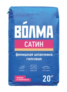 Купить Шпатлевка  финишная гипсовая Волма Сатин, 20 кг оптом в Москве от производителя