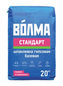 Купить Шпаклевка гипсовая базовая Волма Стандарт, 20 кг оптом в Москве от производителя
