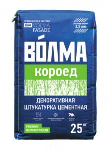 Купить Декоративная штукатурка ВОЛМА-Короед БЕЛЫЙ , 25 кг оптом в Москве от производителя