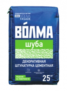 Купить Декоративная штукатурка ВОЛМА-Шуба 1,5 мм цементная 25 кг оптом в Москве от производителя
