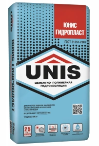 Купить Гидроизоляция обмазочная Юнис Гидропласт, 5 кг оптом в Москве от производителя