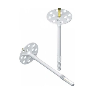 Купить Дюбель-гвоздь для изоляции 10х180мм (50шт) с металлическим гвоздем оптом в Москве от производителя