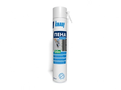Купить КНАУФ-Пена монтажная всесезонная 750 мл оптом в Москве от производителя