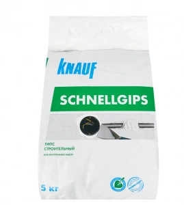 Купить КНАУФ-Шнельгипс Гипсовое вяжущее, 5кг оптом в Москве от производителя