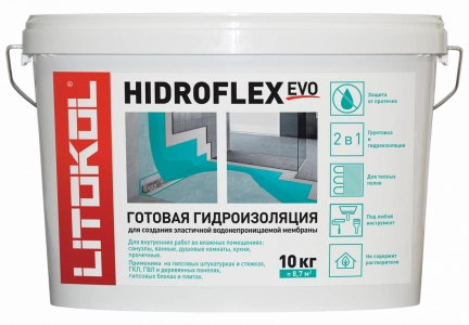 Купить Литокол HIDROFLEX гидроизоляция 10кг оптом в Москве от производителя