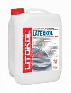 Купить Литокол LATEXKOL - м Добавка латексная для цементных клеевых смесей 8.5кг оптом в Москве от производителя