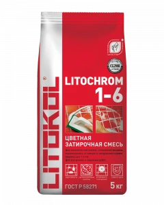 Купить Литокол Litochrom затирка 1-6 С.500 Красный кирпич 5кг оптом в Москве от производителя