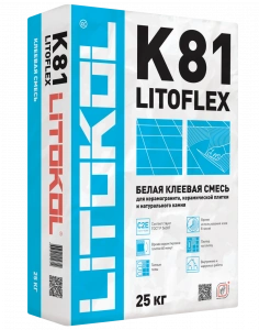 Купить Клей для плитки Литокол LitoFlex K81 клей Белый 25кг оптом в Москве от производителя