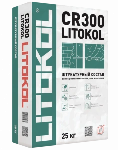 Купить Литокол LITOKOL CR300  цементный тиксотропный состав выравнивающий  д/пола 25кг оптом в Москве от производителя