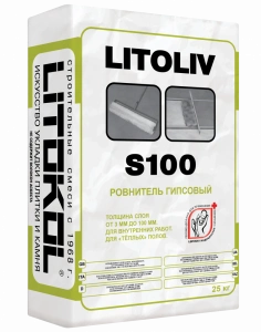 Купить Литокол LITOLIV S100 гипсовый ровнитель д/пола 25кг оптом в Москве от производителя
