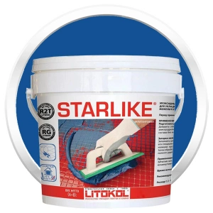 Купить Литокол Starlike Эпоксидная затирка С.260 Zaffiro (Синий) 5кг оптом в Москве от производителя