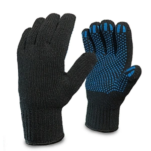 Купить Перчатки полушерсятные ПВХ точка оптом в Москве от производителя