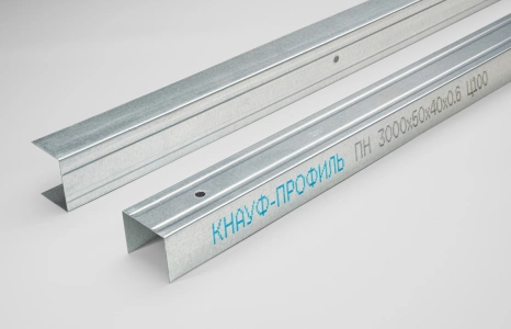 Купить Профиль направляющий Кнауф  ПН-2 50х40х3000 мм (0,60 мм) оптом в Москве от производителя