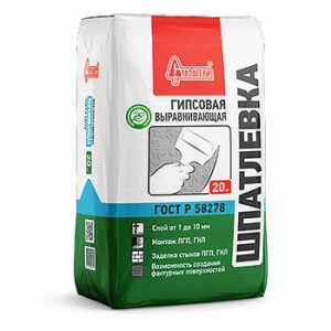 Купить Шпаклевка выравнивающая Старатели Гипсовая, 20 кг оптом в Москве от производителя