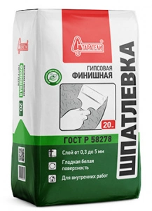 Купить Шпаклевка финишная  Гипсовая Старатели, 20 кг оптом в Москве от производителя