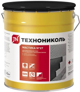 Купить Мастика приклеивающая Технониколь №27 для XPS 22 кг оптом в Москве от производителя