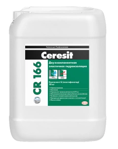Купить Эластичная гидроизоляционная масса ЦЕРЕЗИТ CR 166 (компонент В), 10 кг оптом в Москве от производителя
