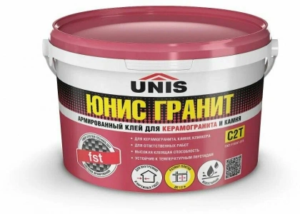 Купить Юнис Гранит Клей плиточный, 5 кг (банка) оптом в Москве от производителя