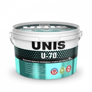 Купить ЮНИС Затирка эластичная U-70 жемчужно-серый С09, ведро2кг оптом в Москве от производителя