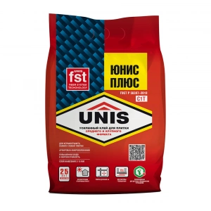 Купить Клей плиточный Юнис Плюс, 5 кг оптом в Москве от производителя