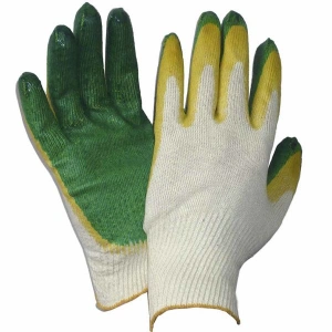 Купить Перчатки Х/Б с латексом ОБЛИВНЫЕ 2-ой облив 40г (10пар/уп) оптом в Москве от производителя