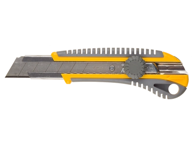 Купить 09141 STAYER Нож «PROFI» механический фиксатор, двухкомпонентный корпус, 25мм оптом в Москве от производителя