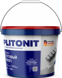 Купить PLITONIT Грунт Готовый PROFI Грунтовка глубокого проникновения 10 кг (В ВЕДРЕ ) (33шт/подд.) оптом в Москве от производителя