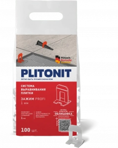 Купить PLITONIT зажим SVP-PROFI 0,7 мм (100 шт) (24пак в короб/(1000пак/подд.) оптом в Москве от производителя