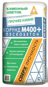 Купить Пескобетон М-400 крупнозернистый Каменный цветок , 40 кг оптом в Москве от производителя