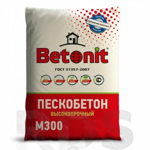Купить Цемент М-300 Betonit (Бетонит) 40 кг оптом в Москве от производителя